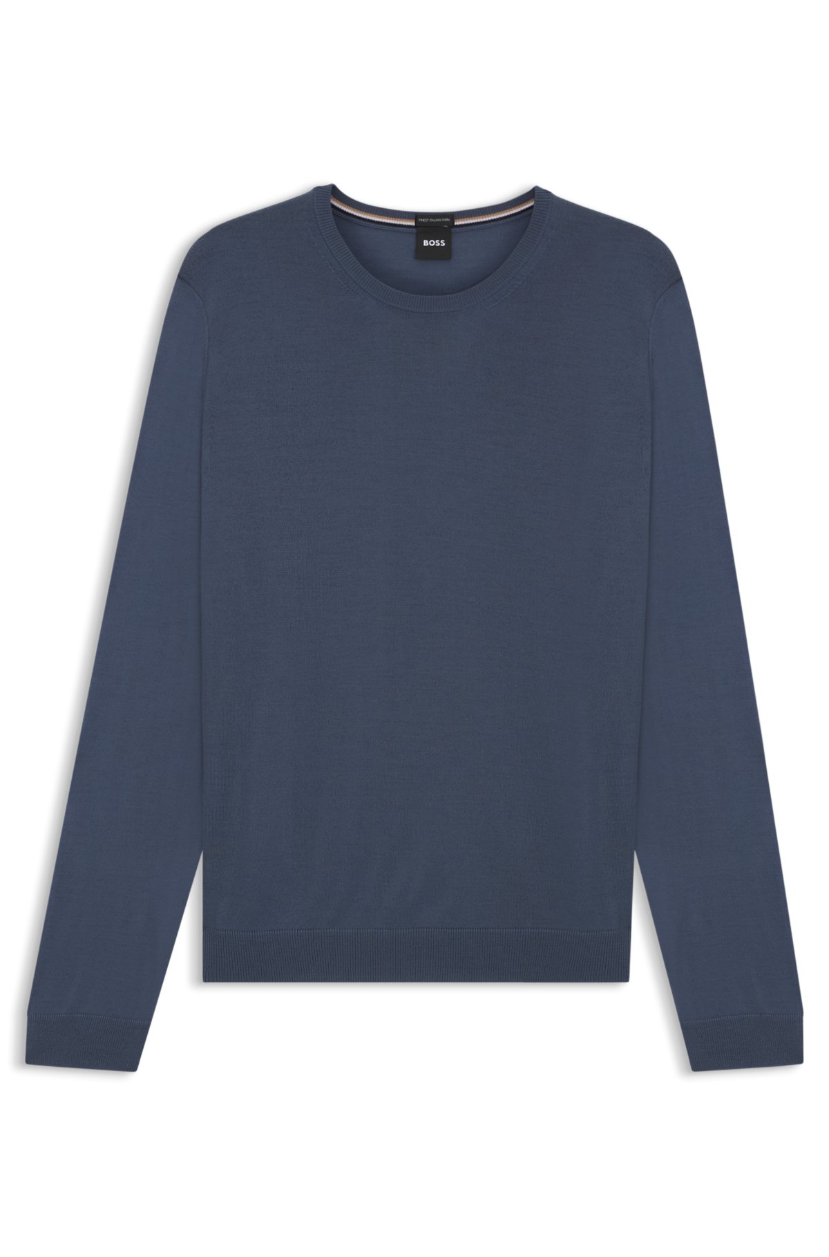 Merino-wool sweater in a slim fit
