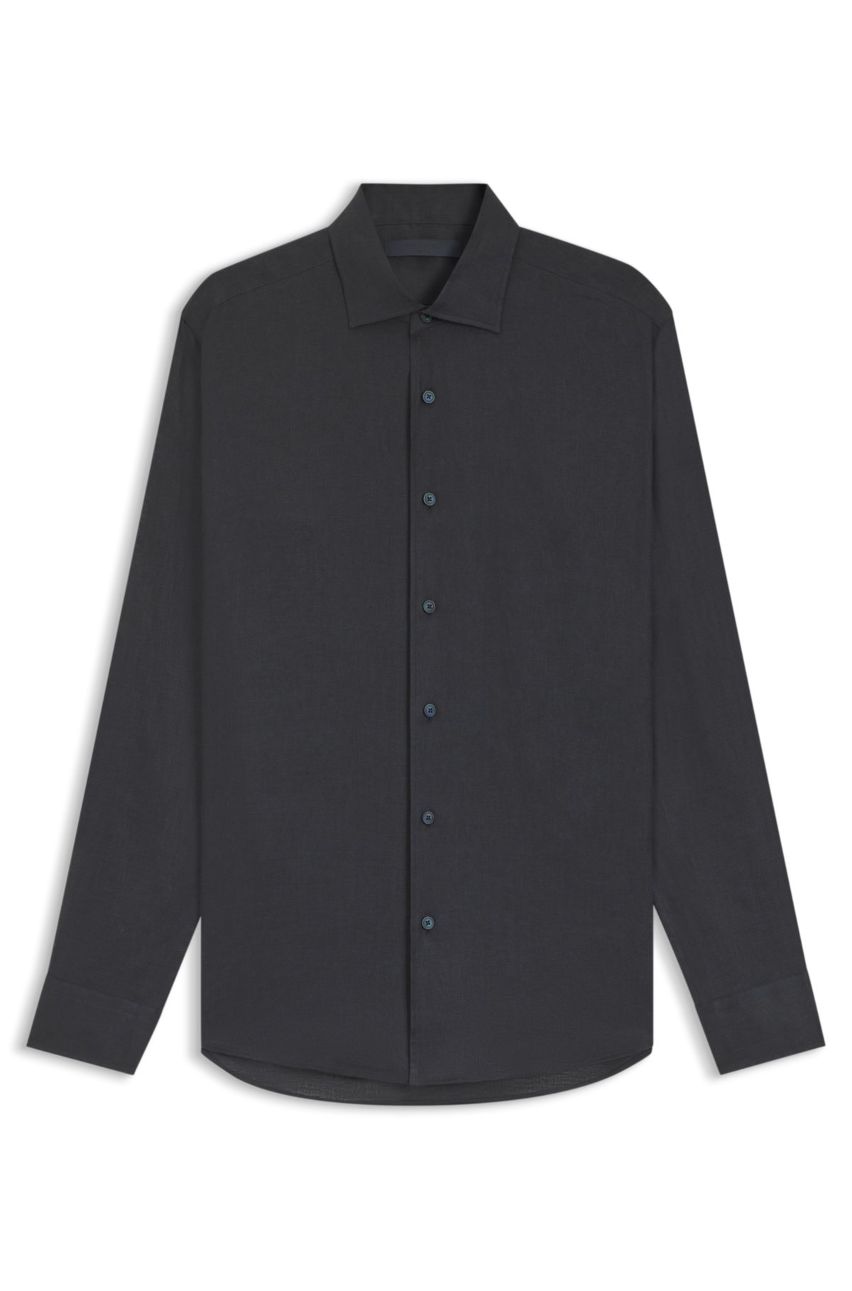 BECKHAM x BOSS regular-fit-shirt in linen