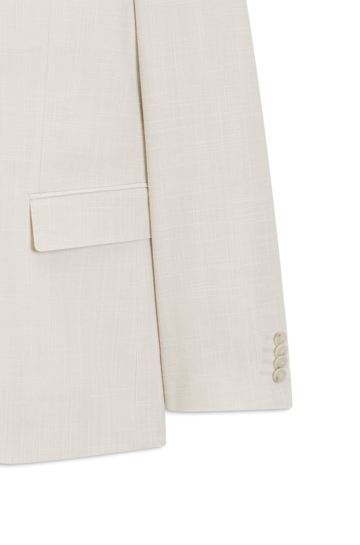 Two-piece slim-fit suit in stretch fabric