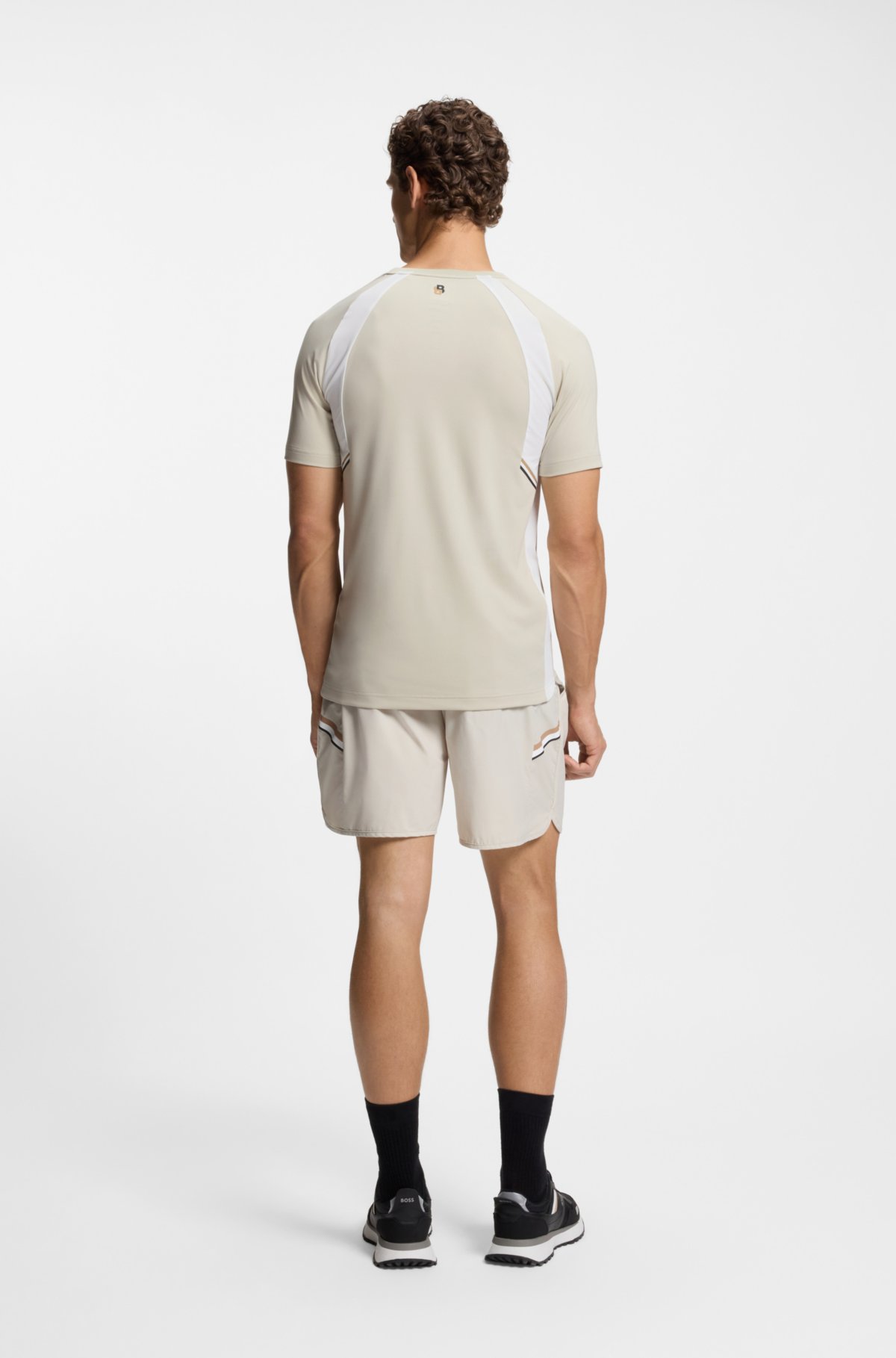Active Quick-dry slim-fit T-shirt with four-way stretch