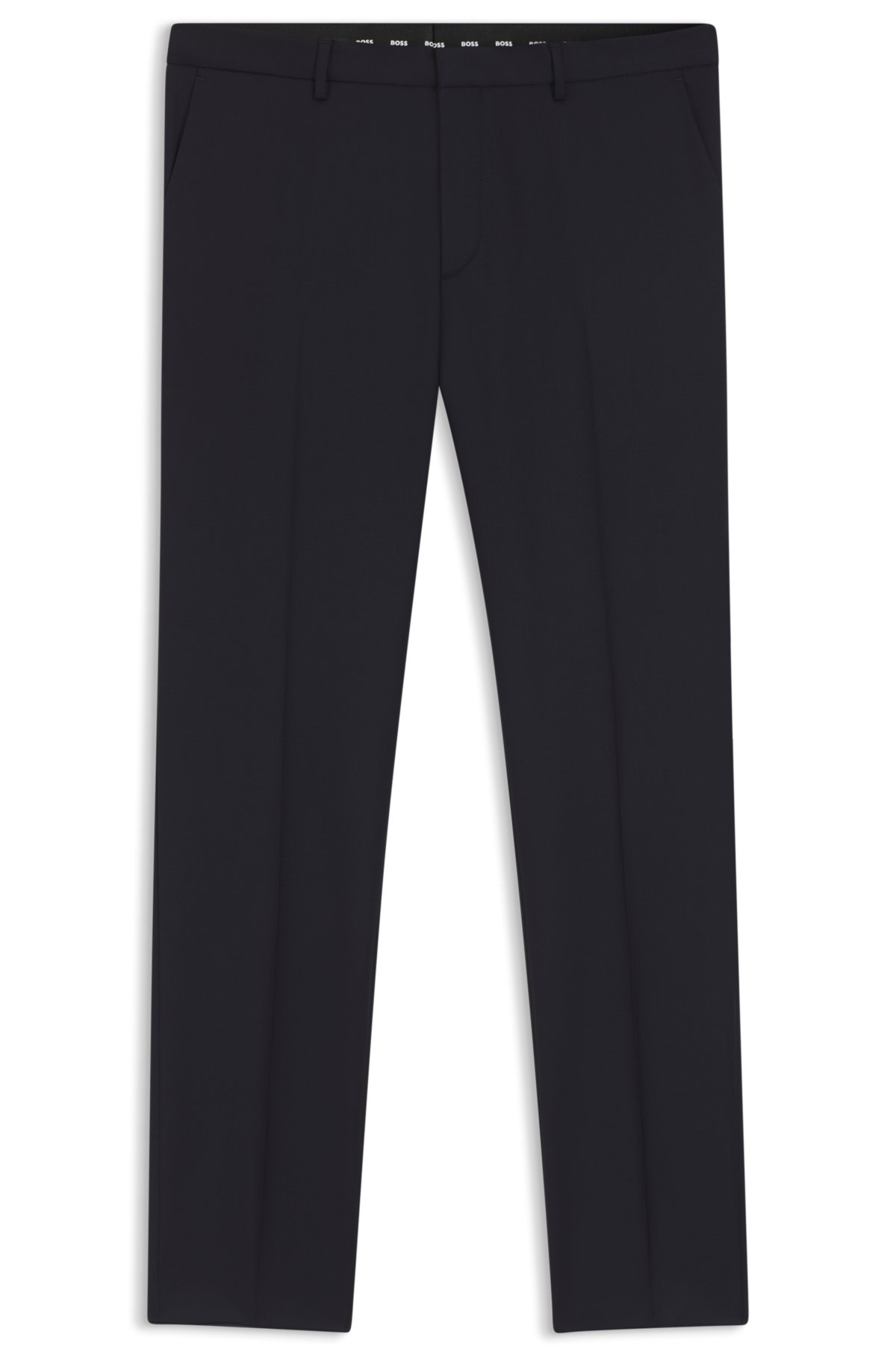 Extra-slim-fit trousers in virgin-wool serge