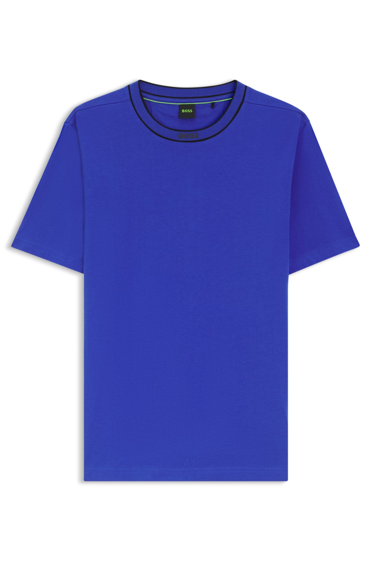 Cotton T-shirt with logo crew neck