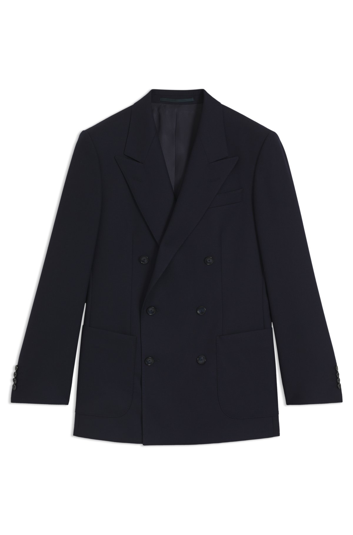 BECKHAM x BOSS double-breasted jacket in stretch wool