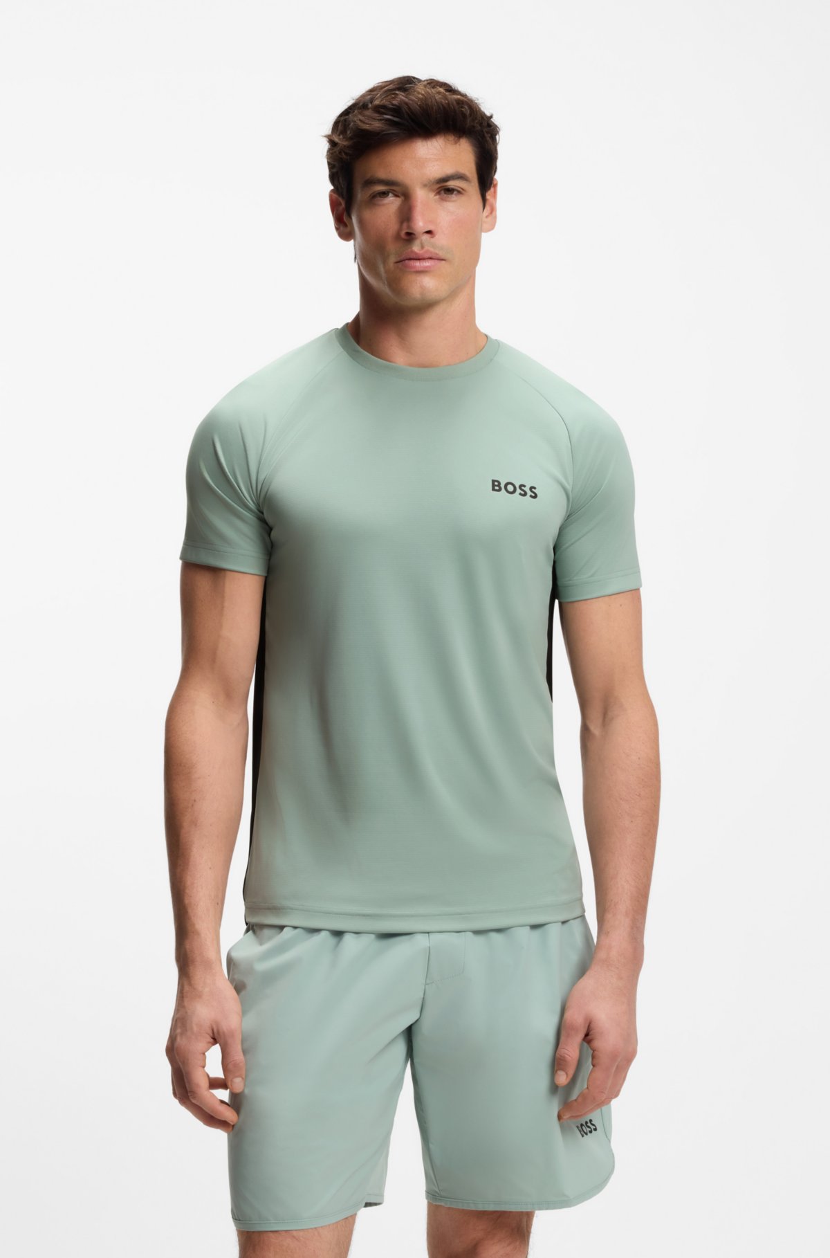 Active Quick-dry slim-fit T-shirt with four-way stretch