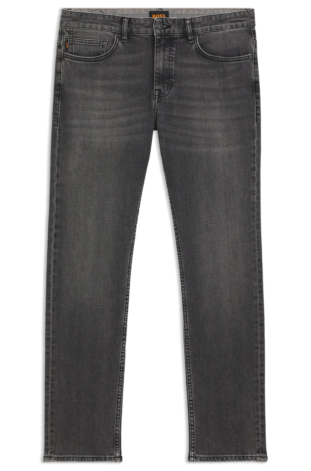 Delaware grey slim-fit jeans in comfort-stretch denim