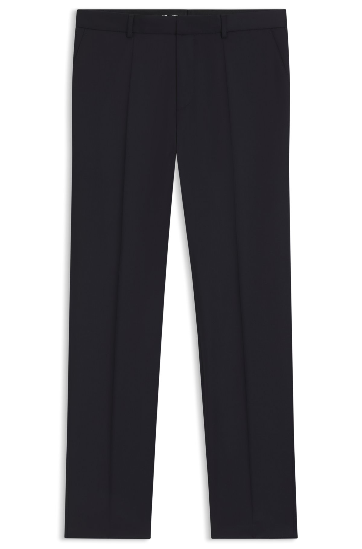 Regular-fit trousers in virgin-wool serge