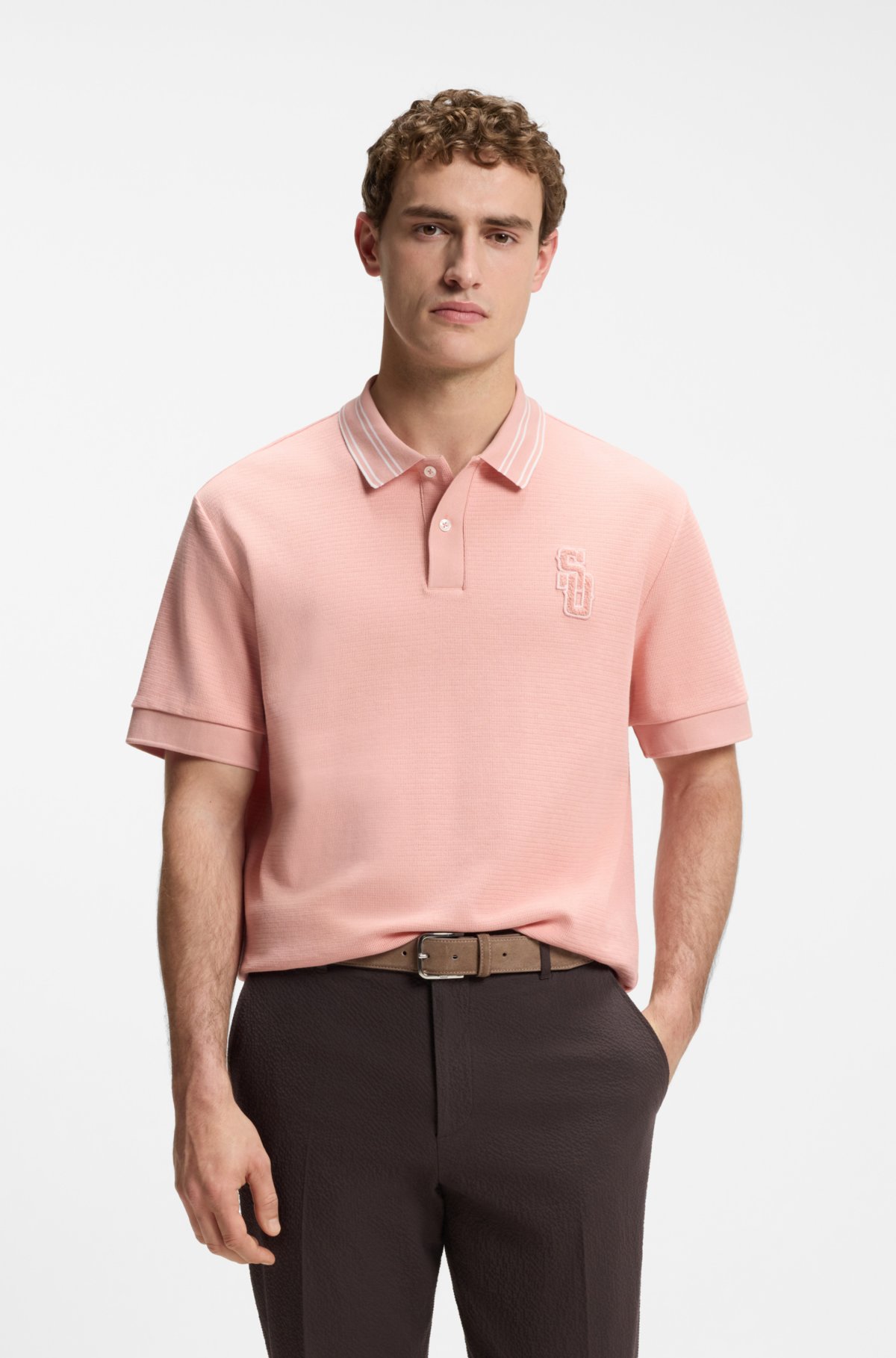 BOSS Selected by Shohei Ohtani relaxed-fit polo shirt