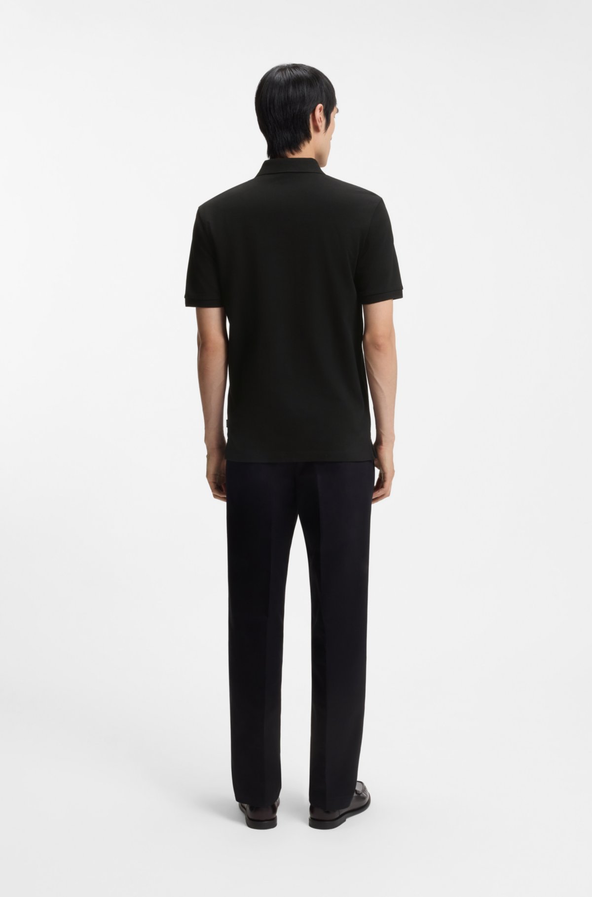 Year of the Horse Logo-artwork polo shirt in cotton piqué