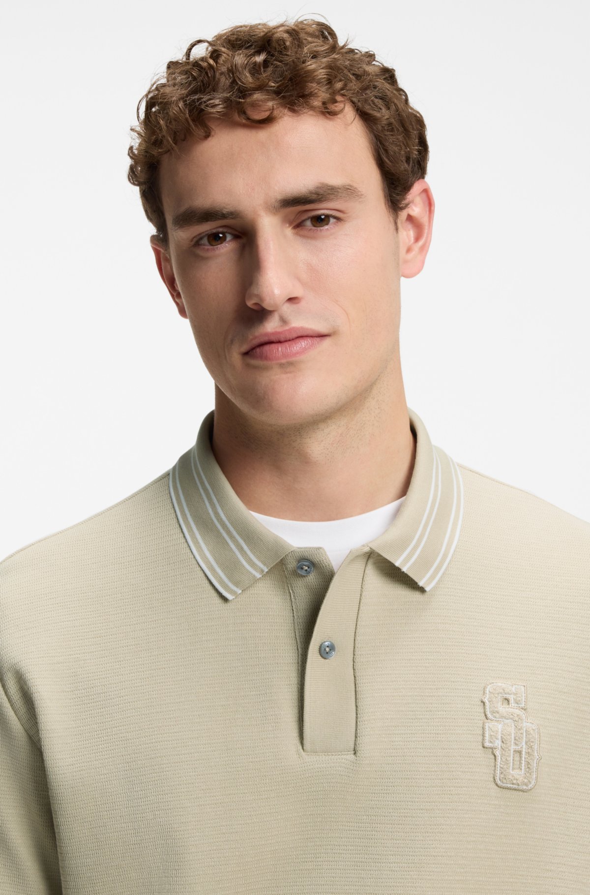 BOSS Selected by Shohei Ohtani relaxed-fit polo shirt