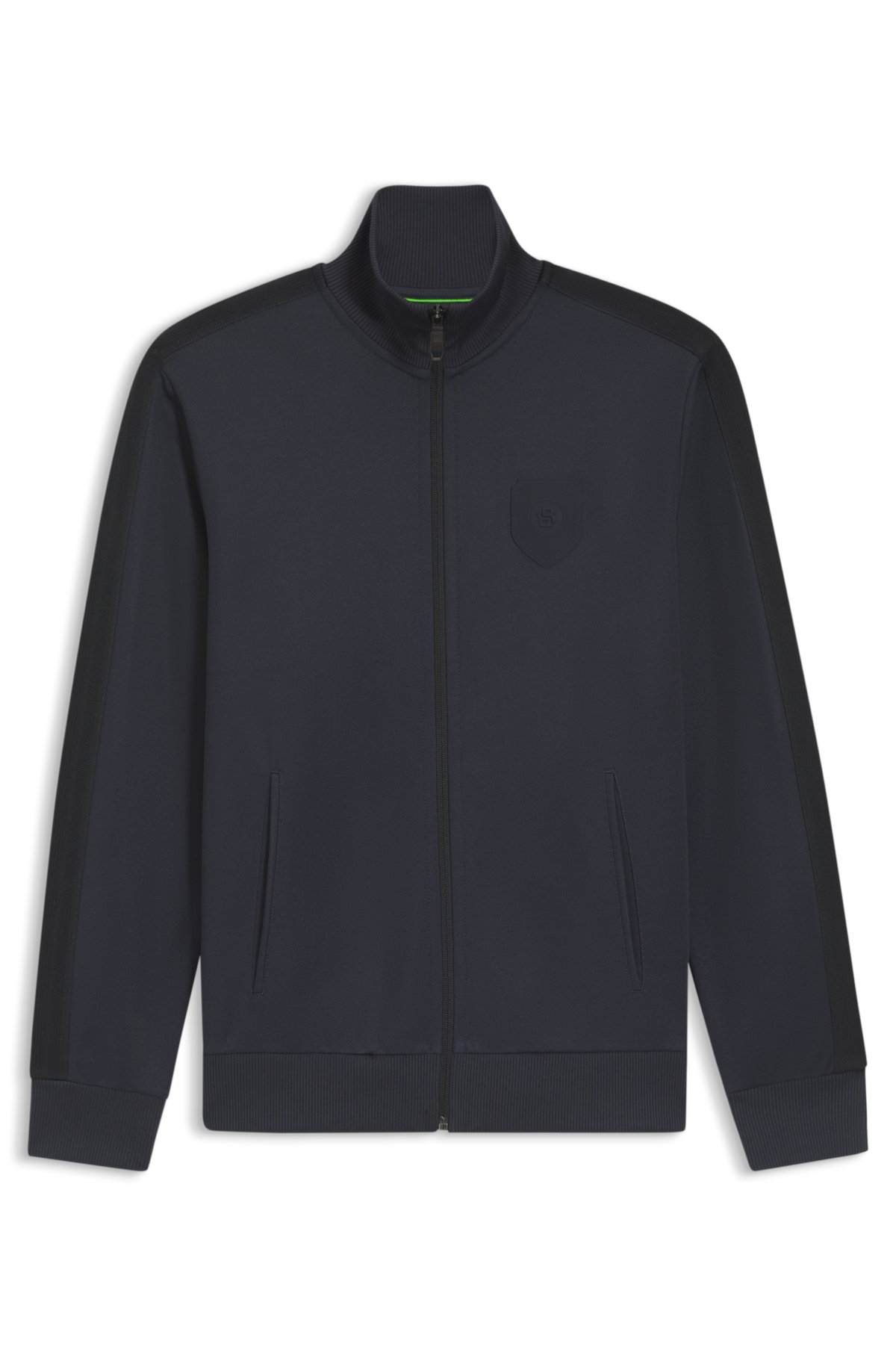 Crest-logo sweatshirt in a relaxed fit