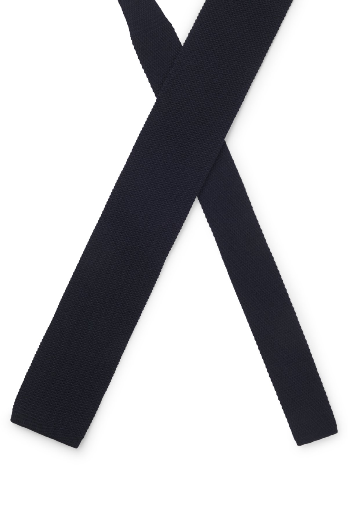 BECKHAM x BOSS knitted tie in wool