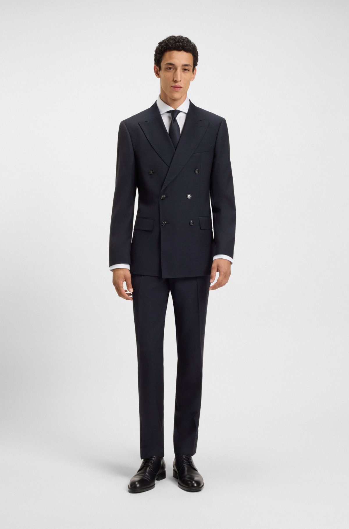 Wrinkle-resistant regular-fit shirt in Oxford cotton