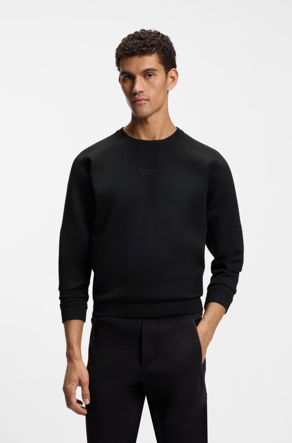 Porsche x BOSS sweatshirt with reflective logo
