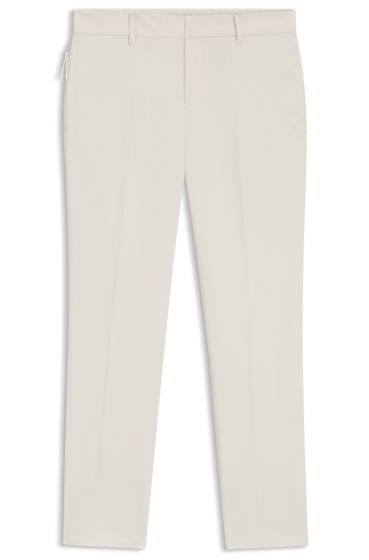 Packable slim-fit trousers in performance-stretch fabric