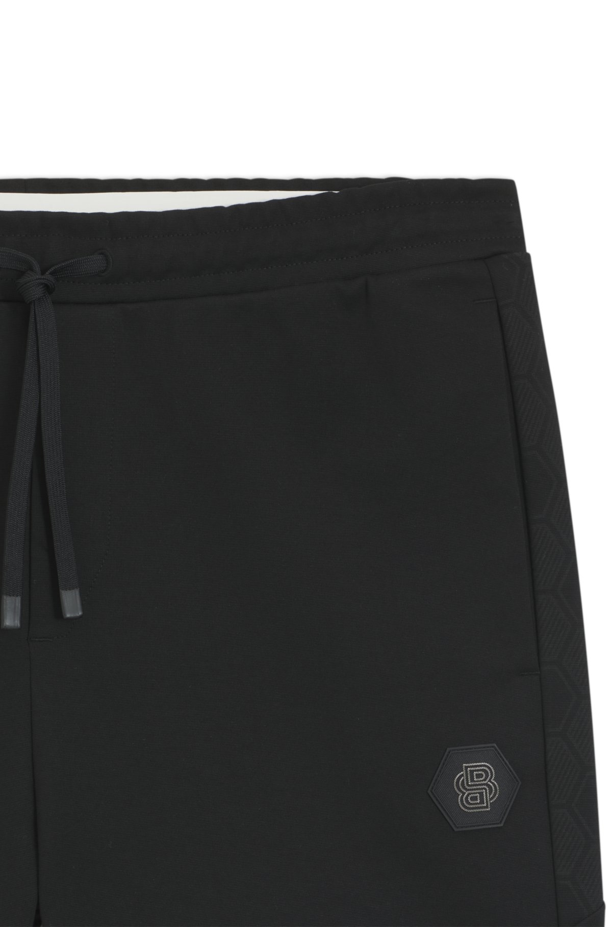 Cotton-blend shorts with Double B monogram
