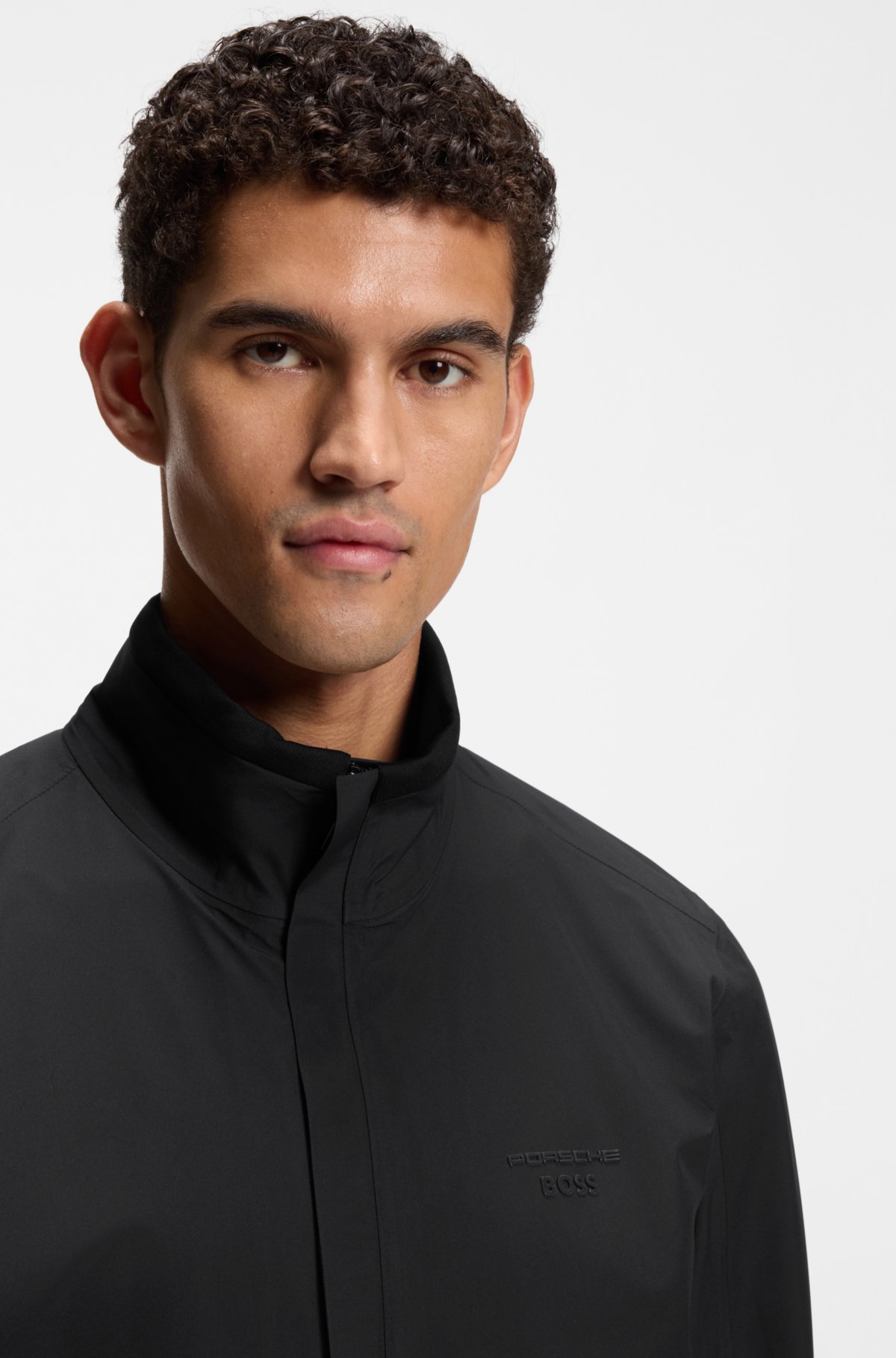 Porsche x BOSS water-repellent softshell jacket