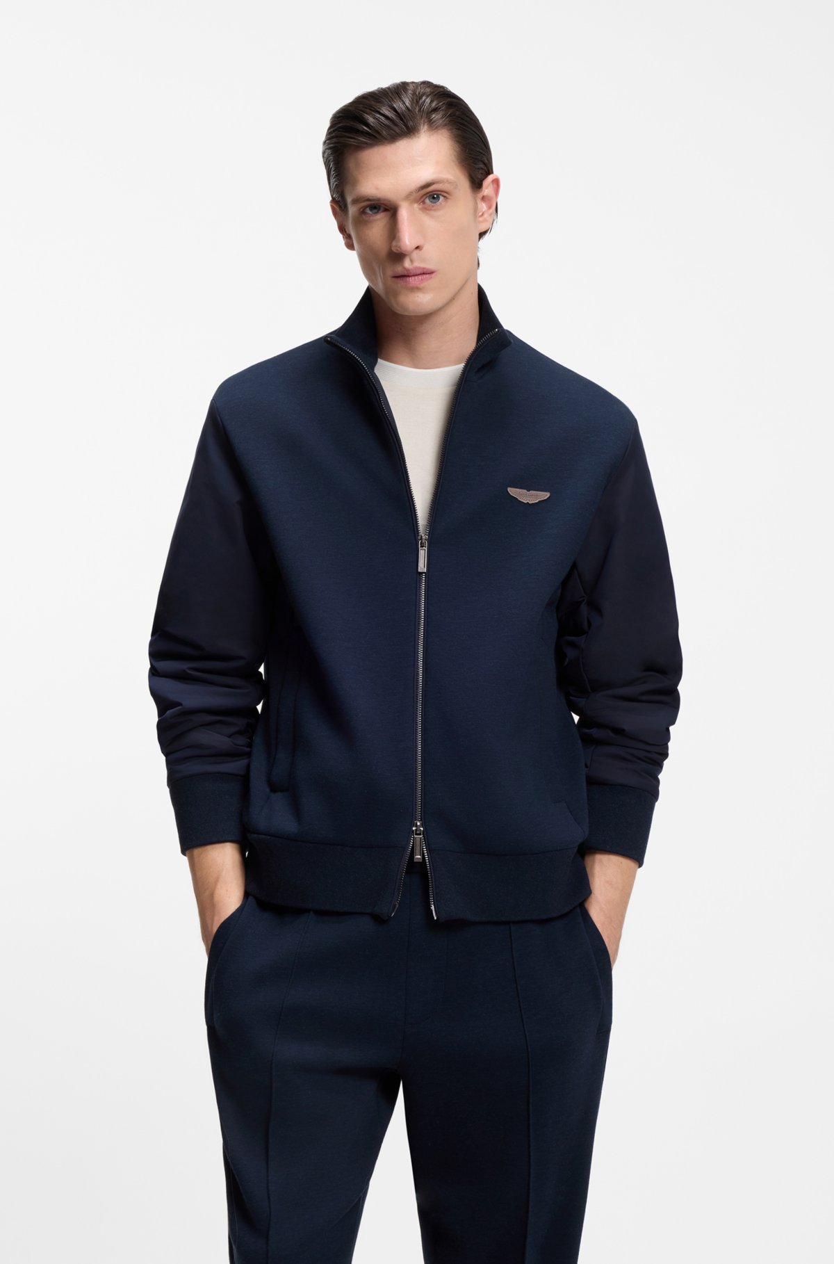 BOSS x ASTON MARTIN sweatshirt with wing detail