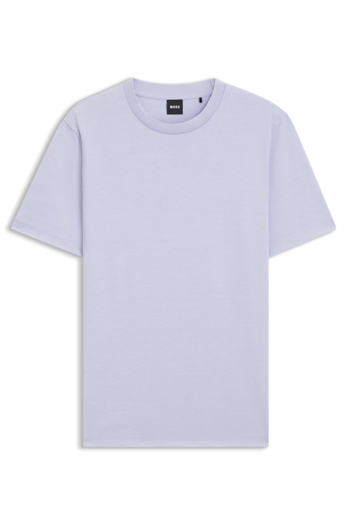 Bubble-structure T-shirt in cotton
