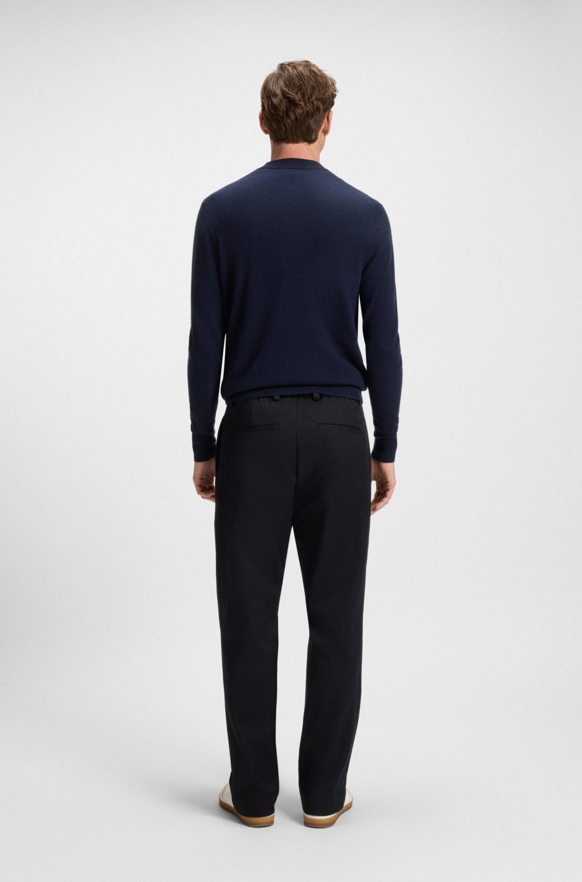BECKHAM x BOSS trousers in stretch cotton