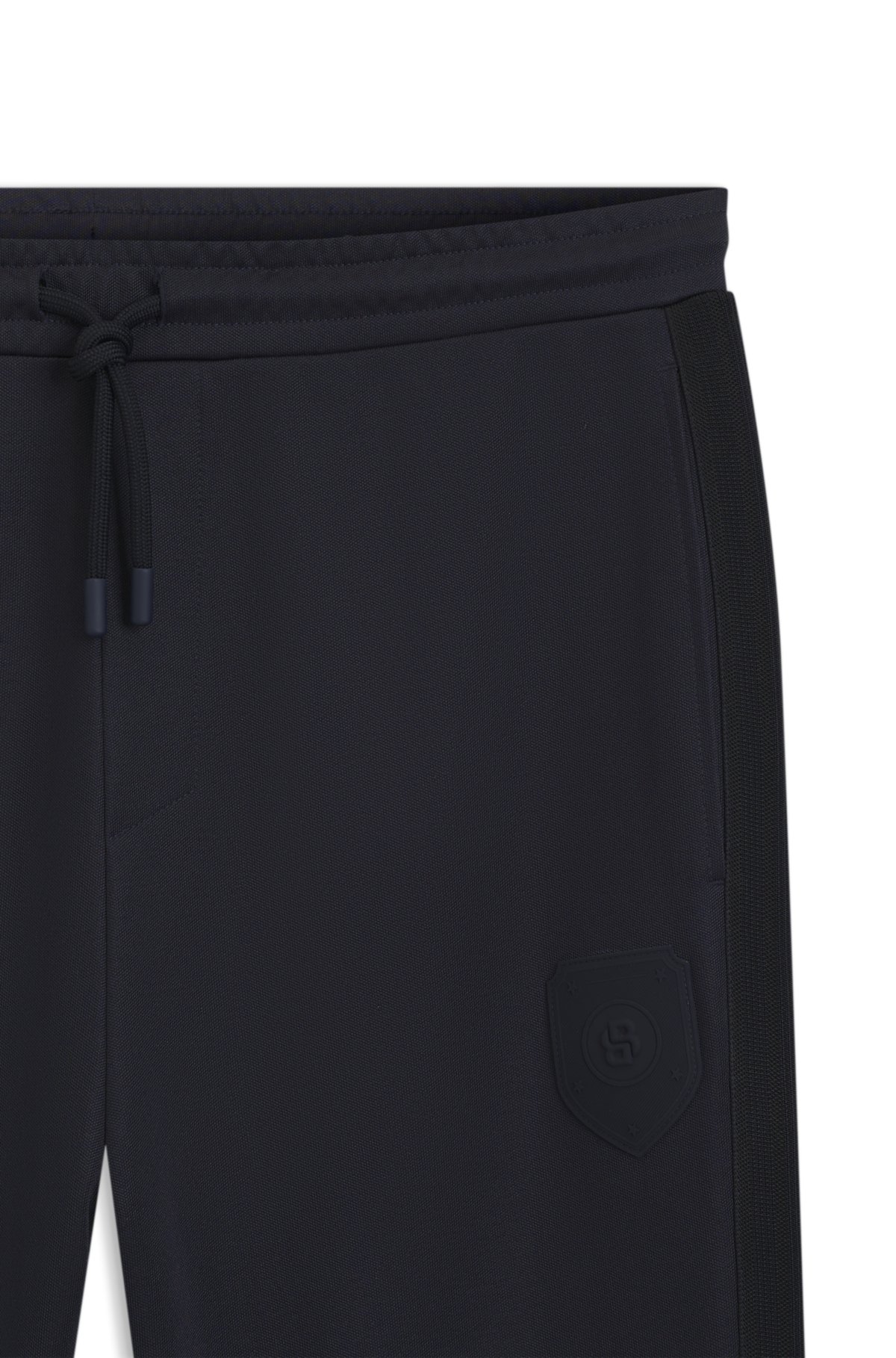 Crest-logo tracksuit bottoms in a regular fit