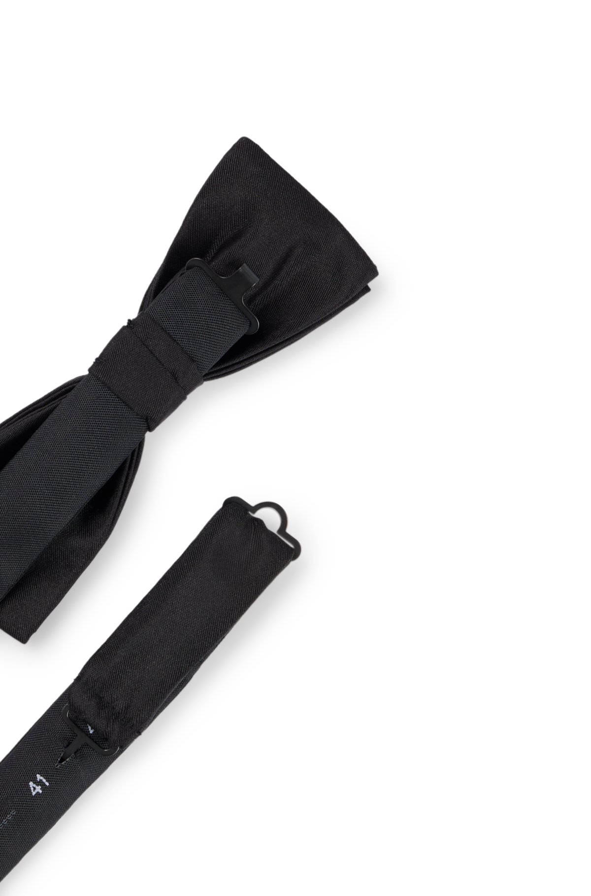 Silk-jacquard bow tie made in Italy
