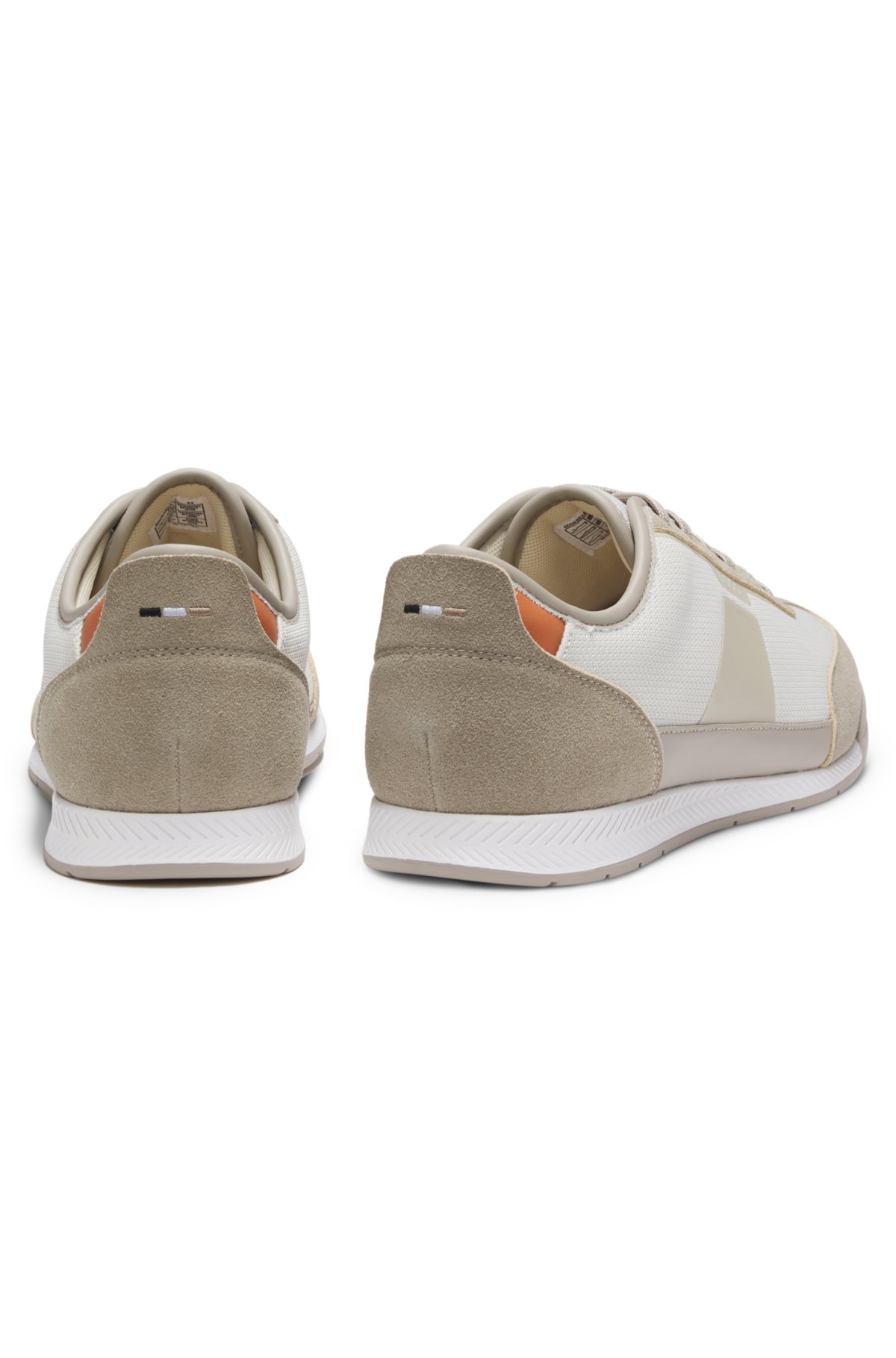 Trainers with mesh detailing