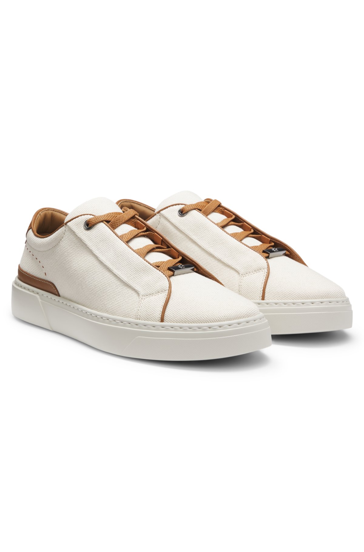 Gary trainers with leather trims