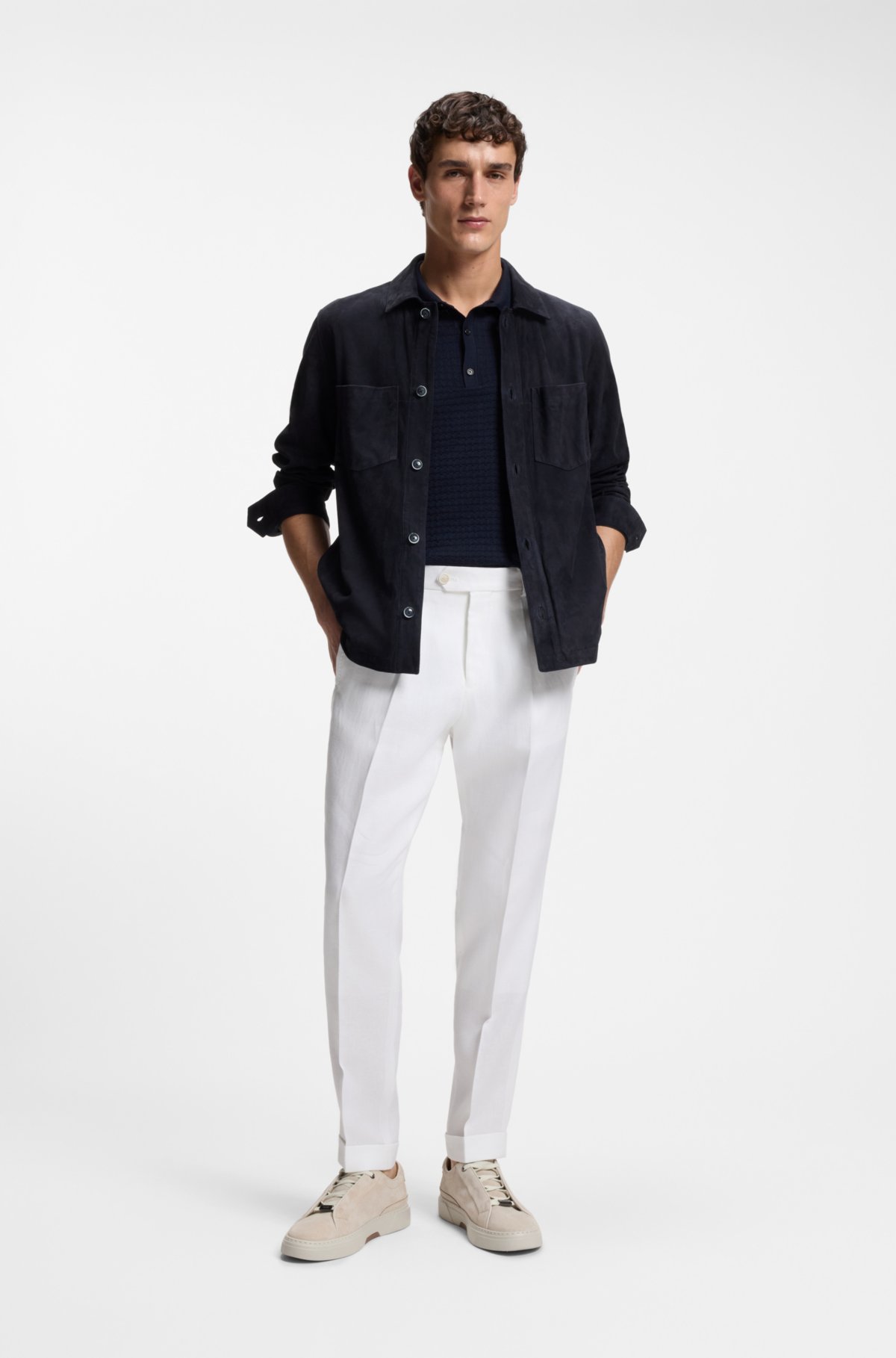 Metis suede shirt with nappalan inner