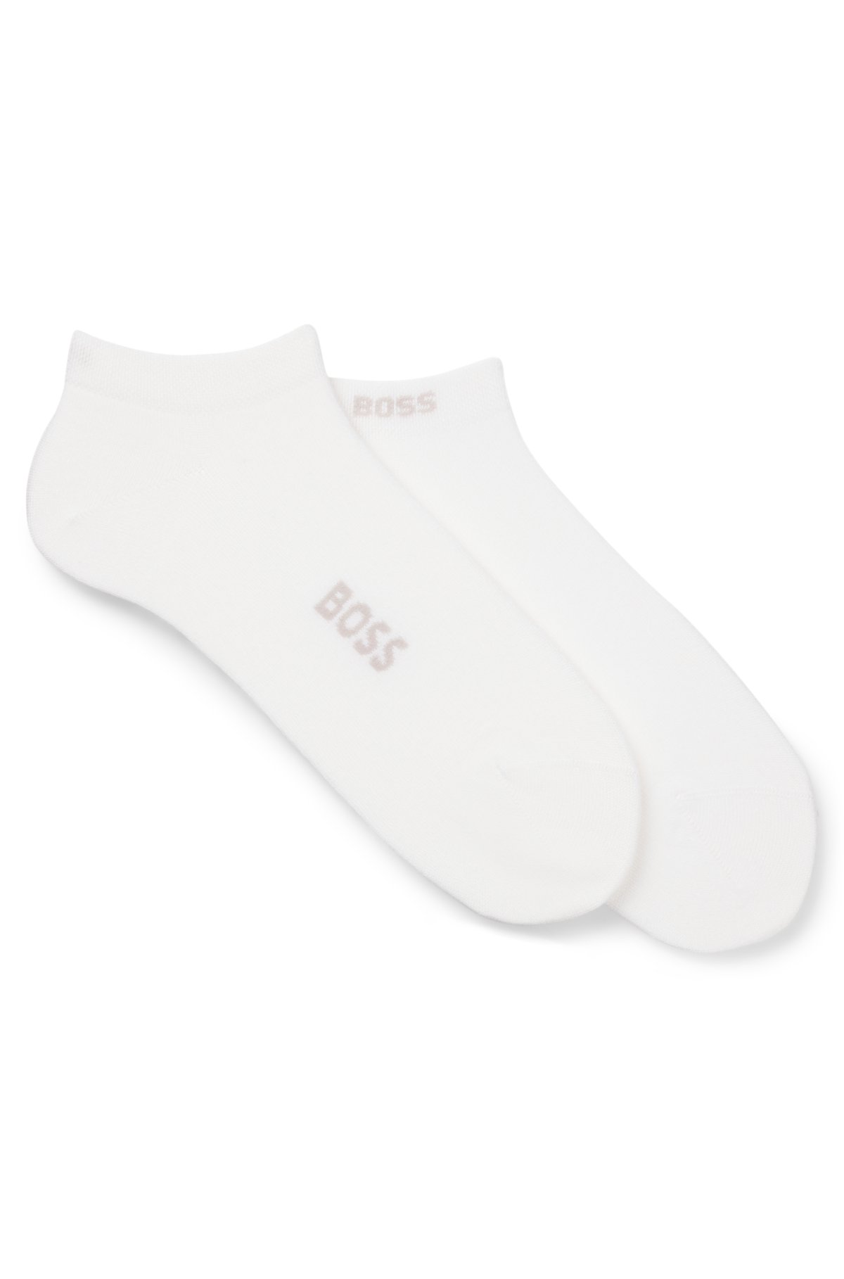 Two-pack of ankle socks in a bamboo blend
