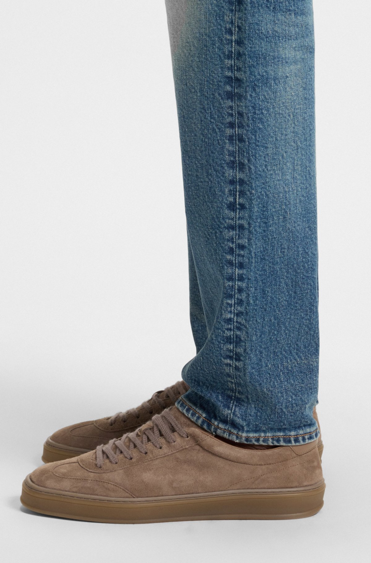 BECKHAM x BOSS suede trainers