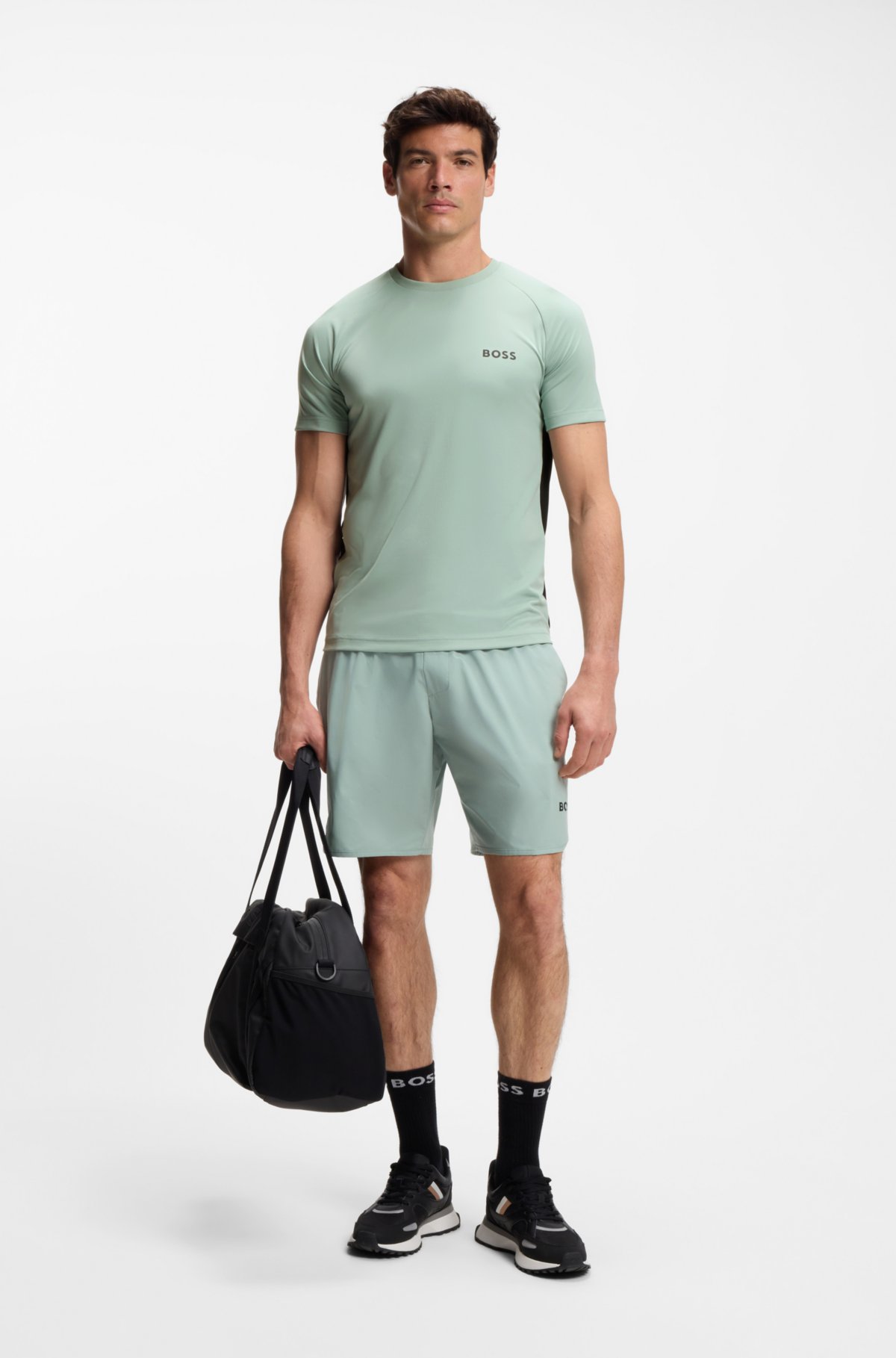 Active Quick-dry slim-fit T-shirt with four-way stretch