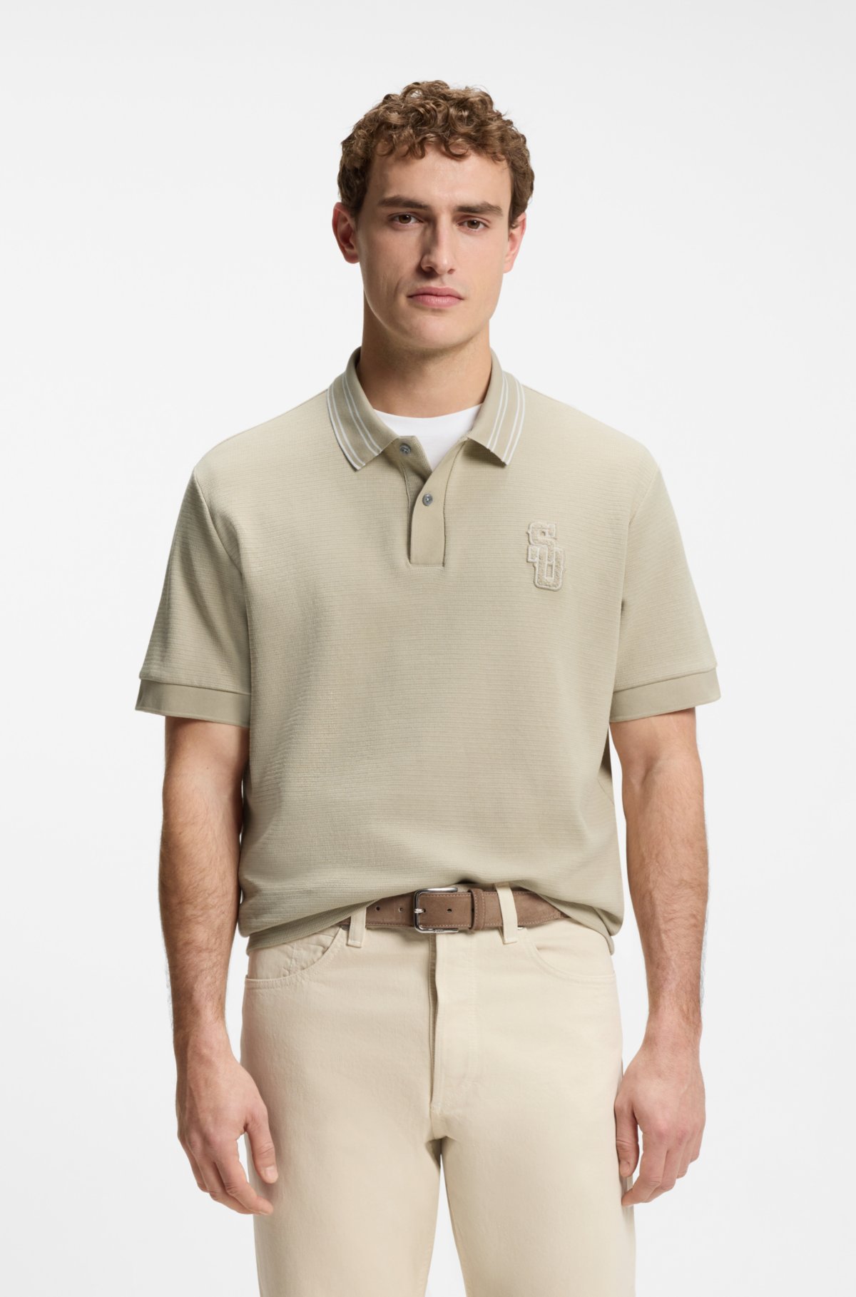 BOSS Selected by Shohei Ohtani relaxed-fit polo shirt