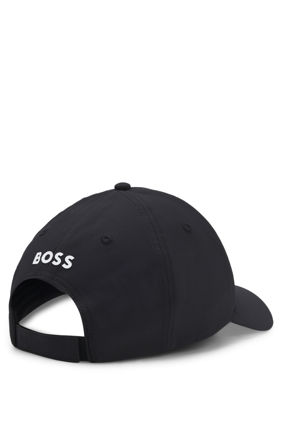 Five-panel cap with tennis artwork and logo
