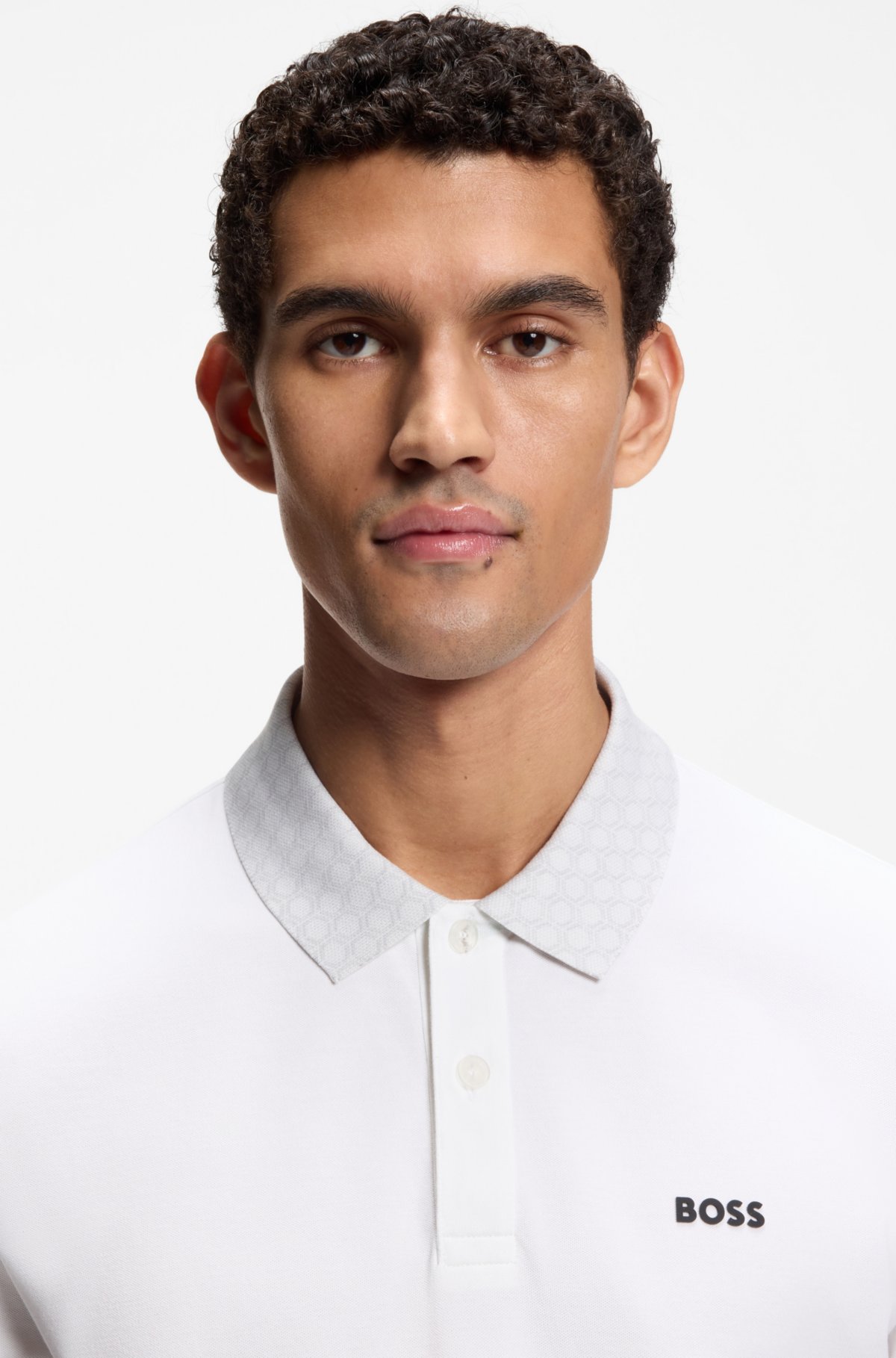 Paddy polo shirt in stretch-cotton piqué