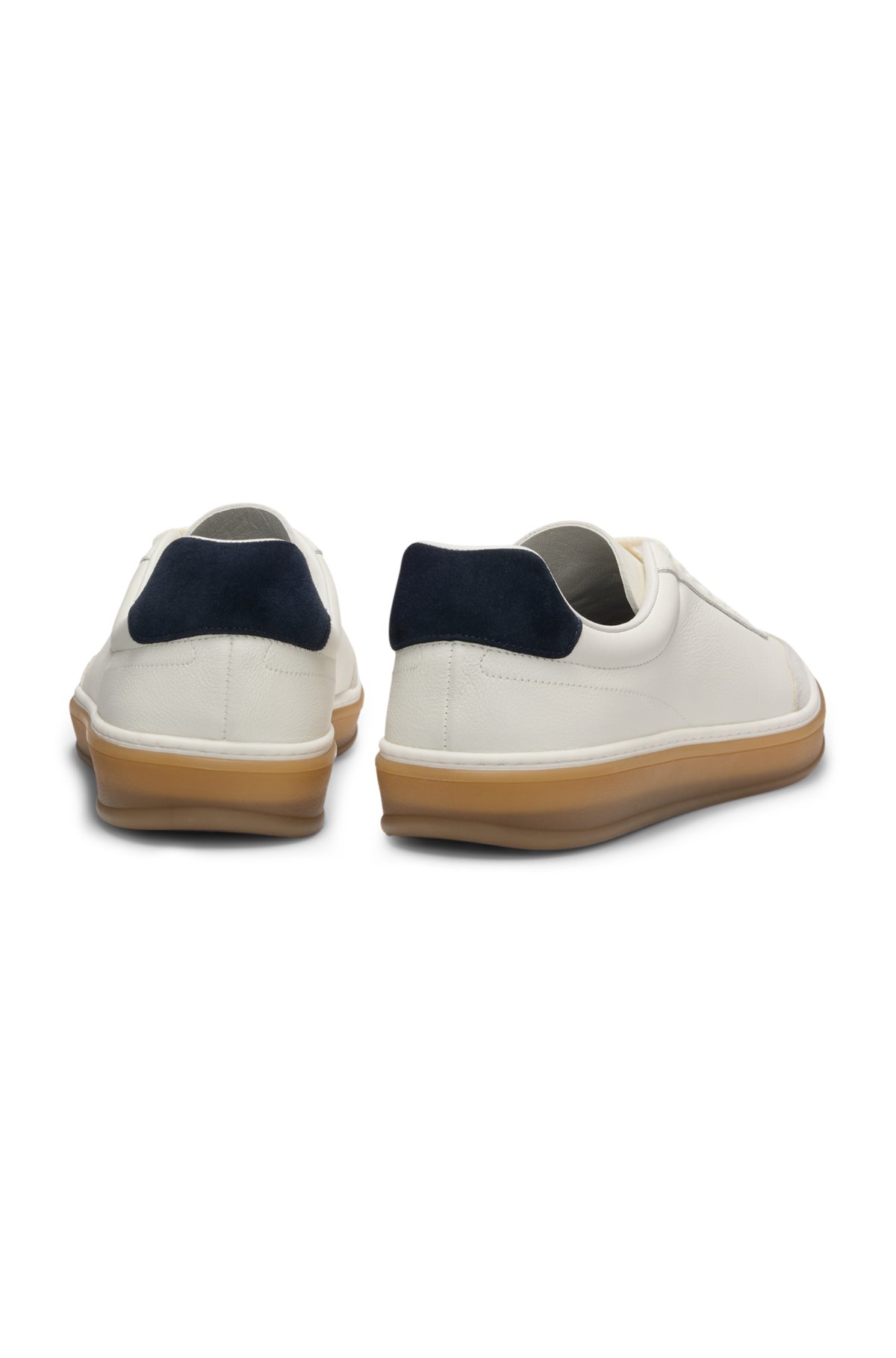 BOSS BY BECKHAM sneakers in leather and suede