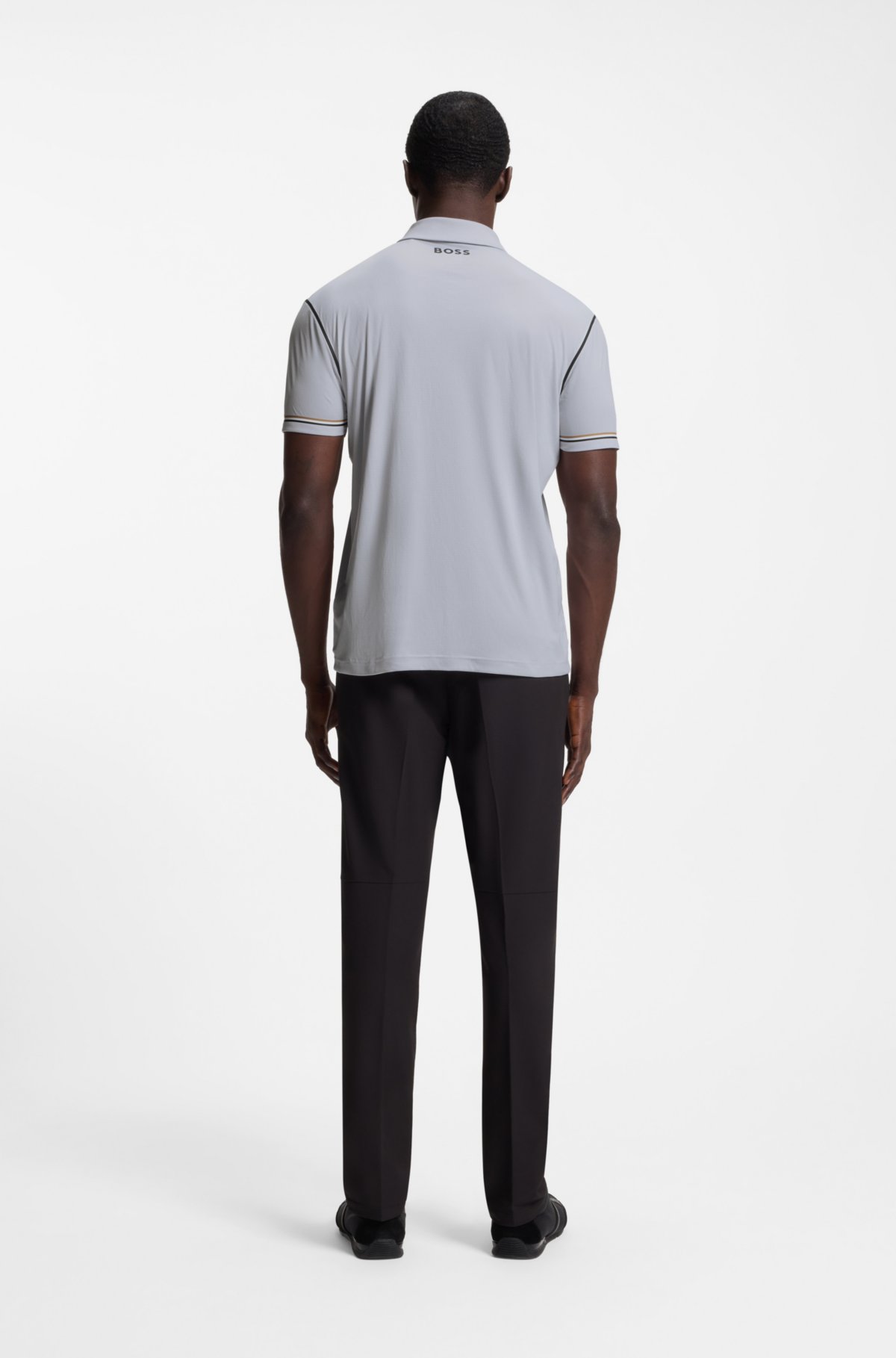 Active Paddy golf polo shirt in ripstop fabric