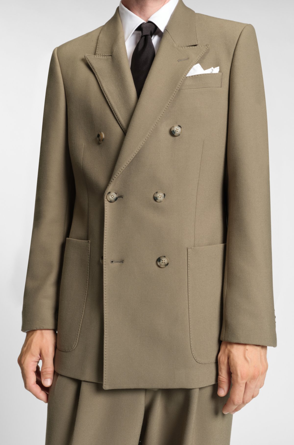 Relaxed-fit jacket in stretch fabric