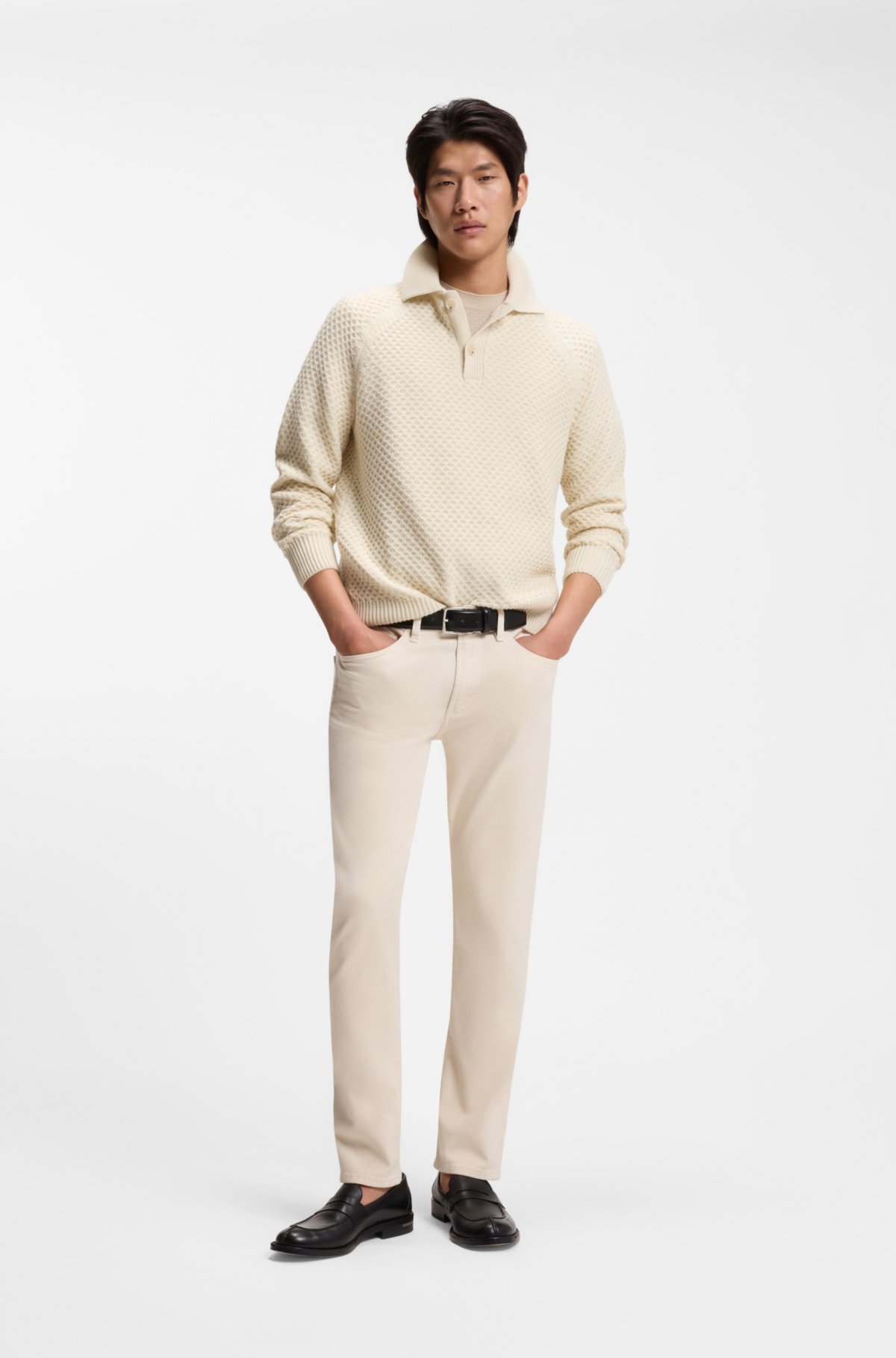 Slim-fit jeans in comfort-stretch denim