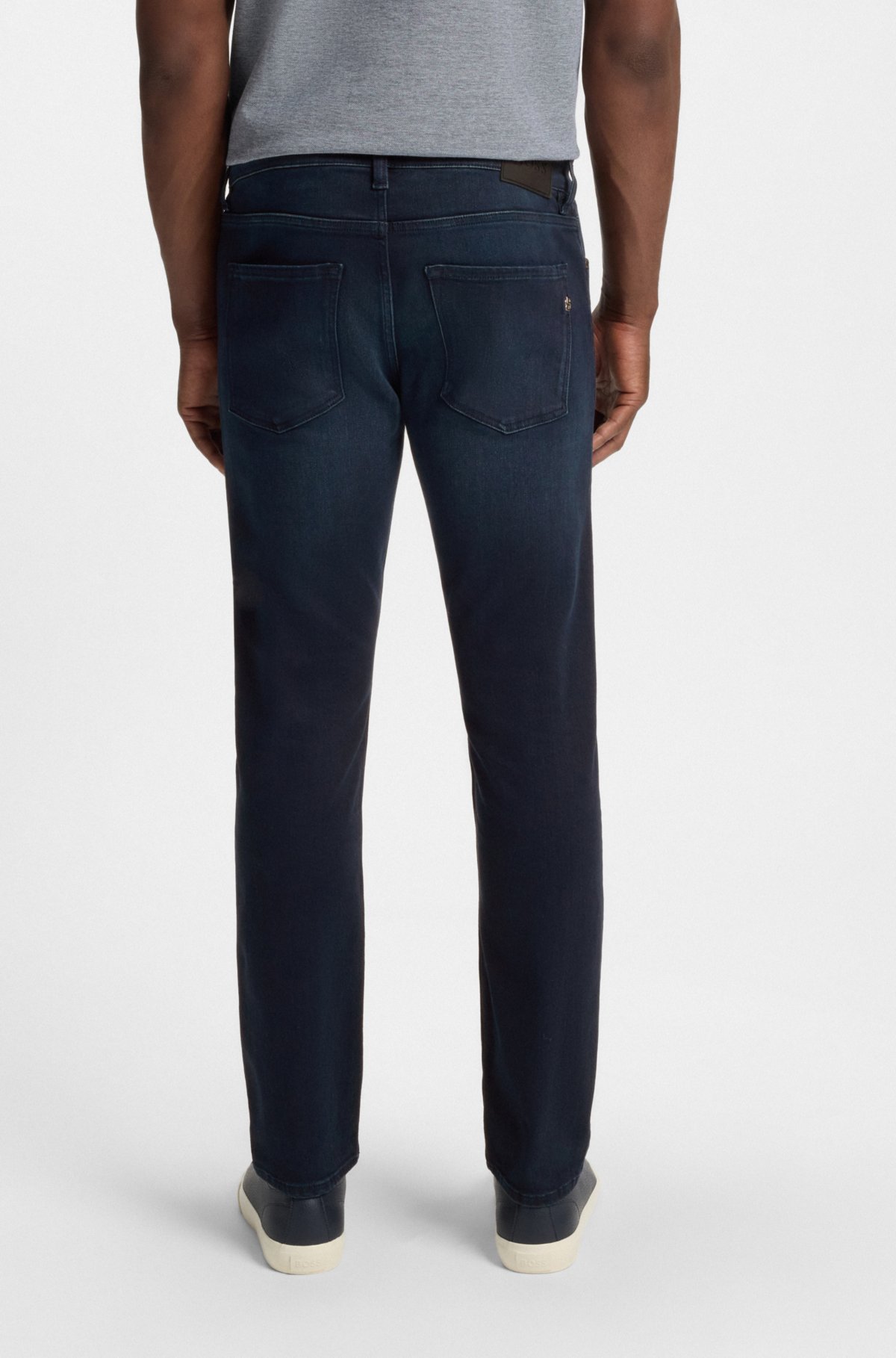 Delaware blue slim-fit jeans in stretch denim