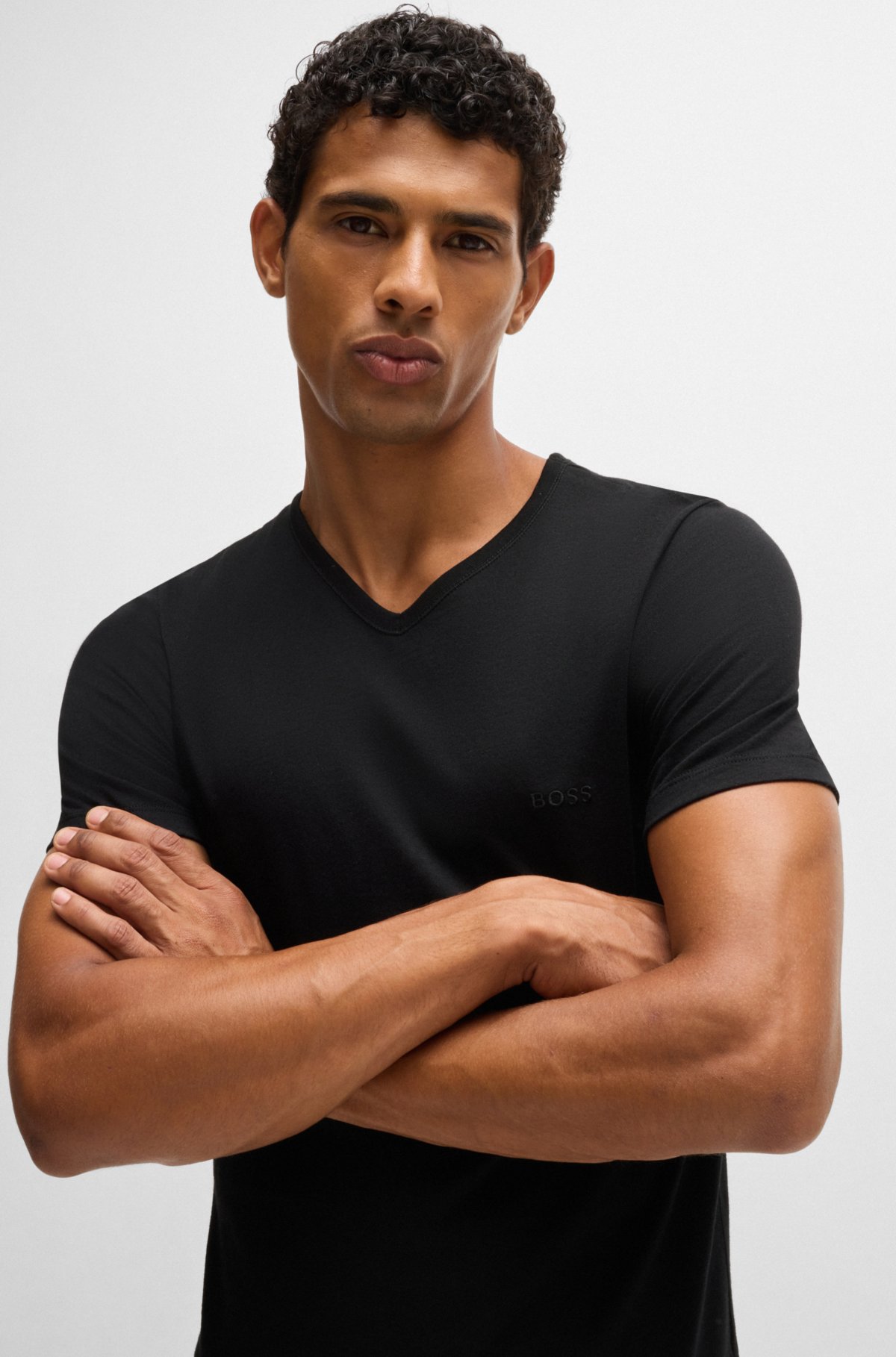Three-pack of cotton underwear T-shirts