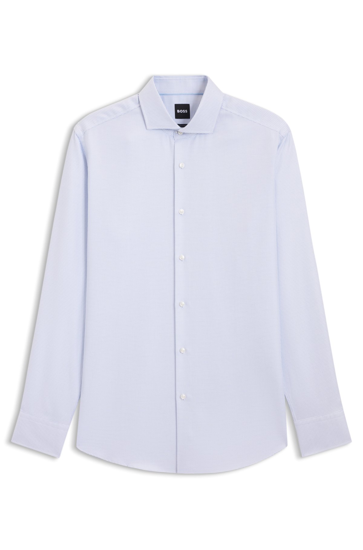 Slim-fit shirt in cotton twill