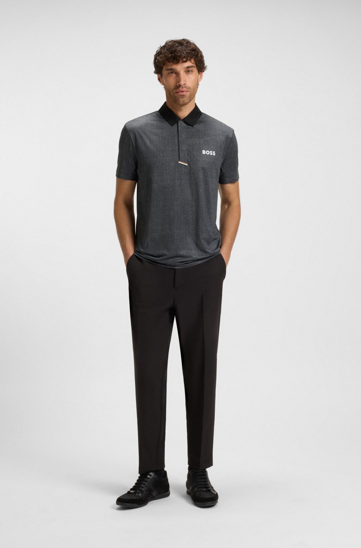 Paddy polo shirt in quick-dry stretch jersey