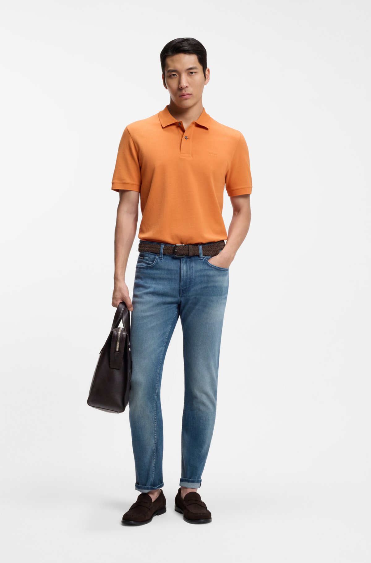 Delaware slim-fit jeans in blue lightweight denim