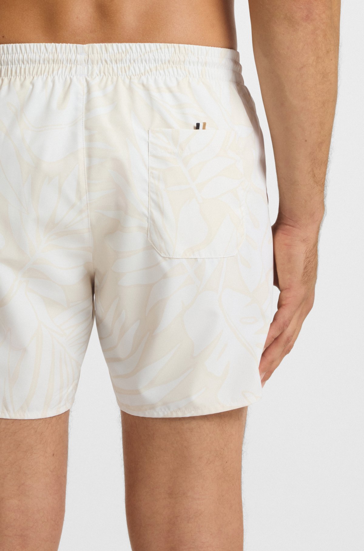 Swim trunks with allover print
