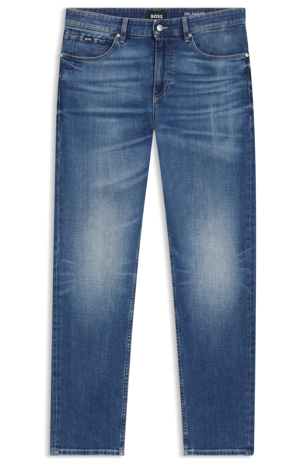 Delaware blue slim-fit jeans in comfort-stretch denim