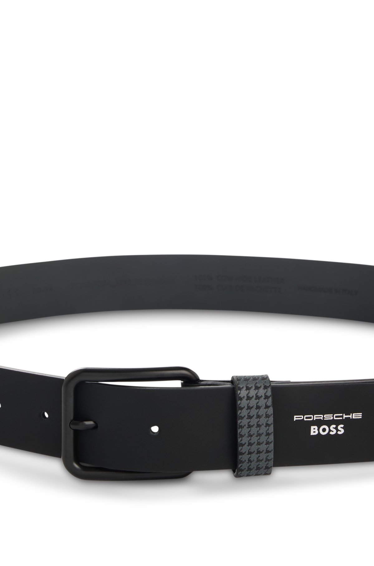 Porsche x BOSS belt in Italian leather
