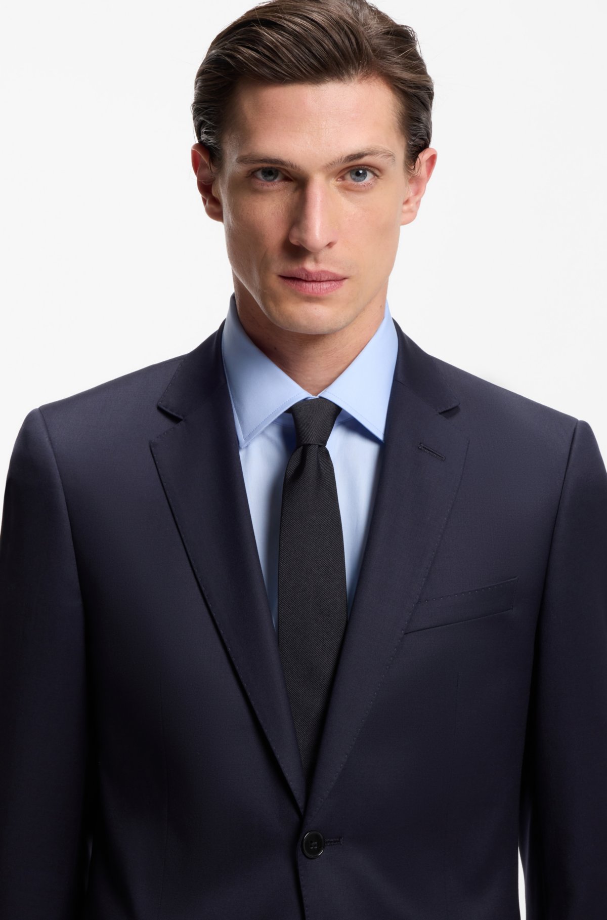 Silk-jacquard tie made in Italy