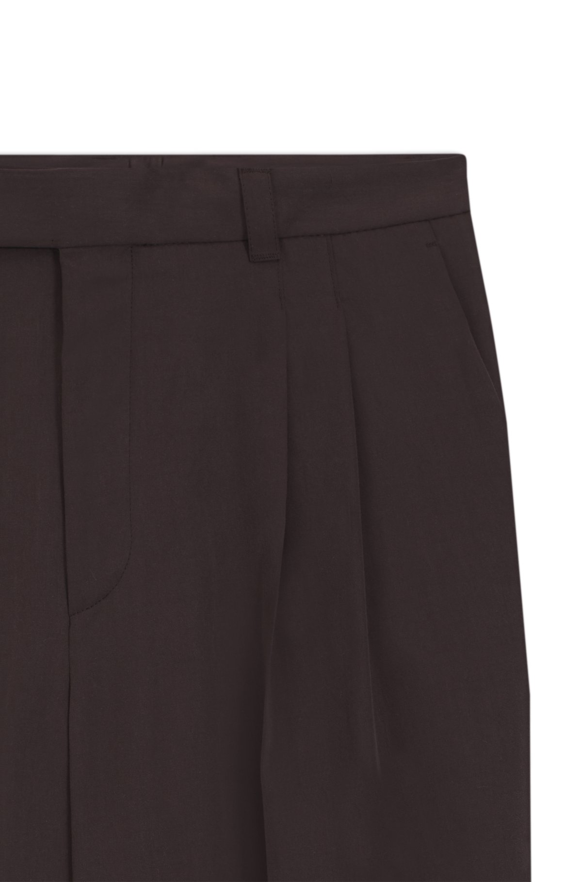 Oversized-fit trousers in twill