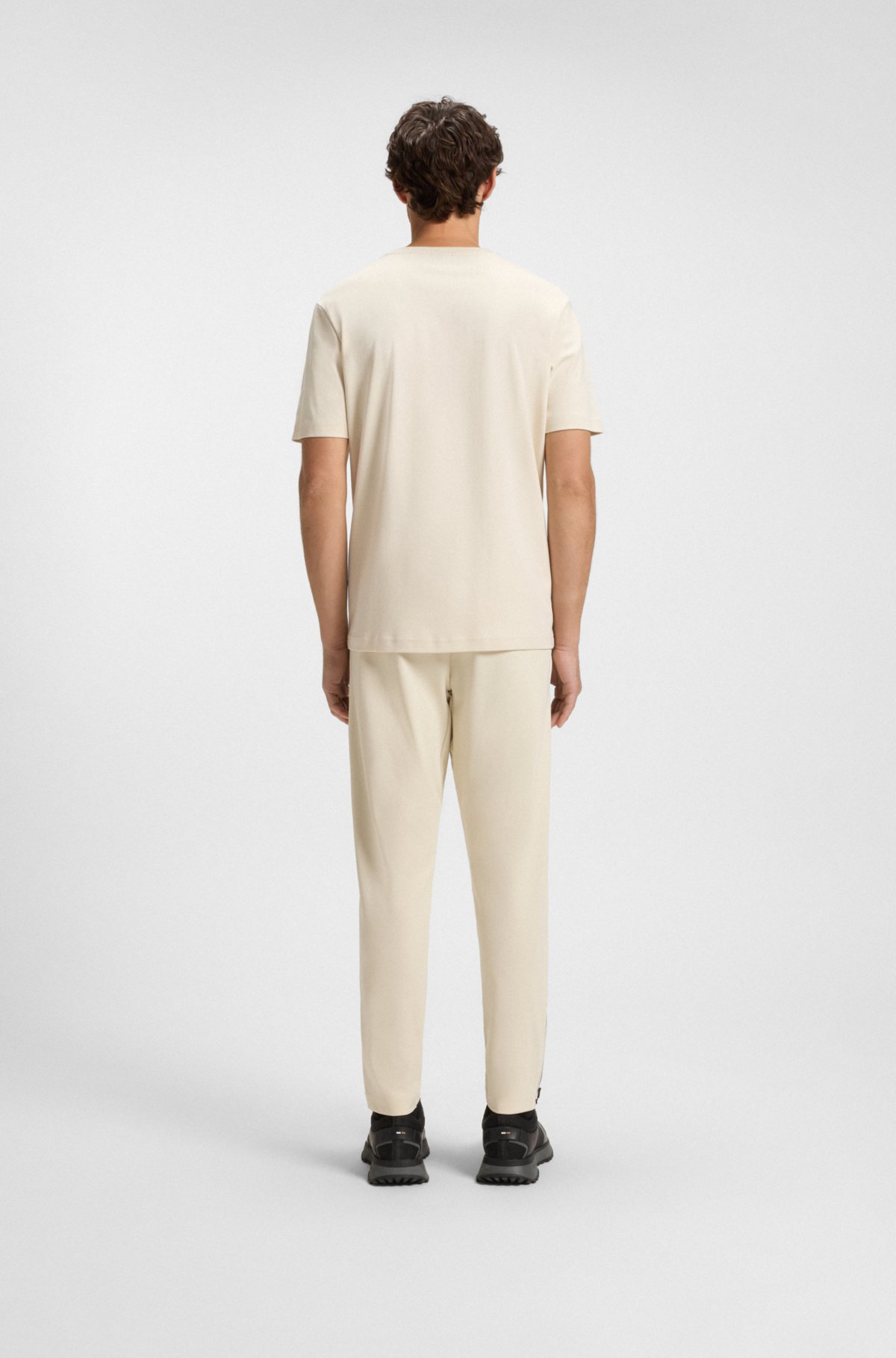 Gloss-logo T-shirt in Pima cotton