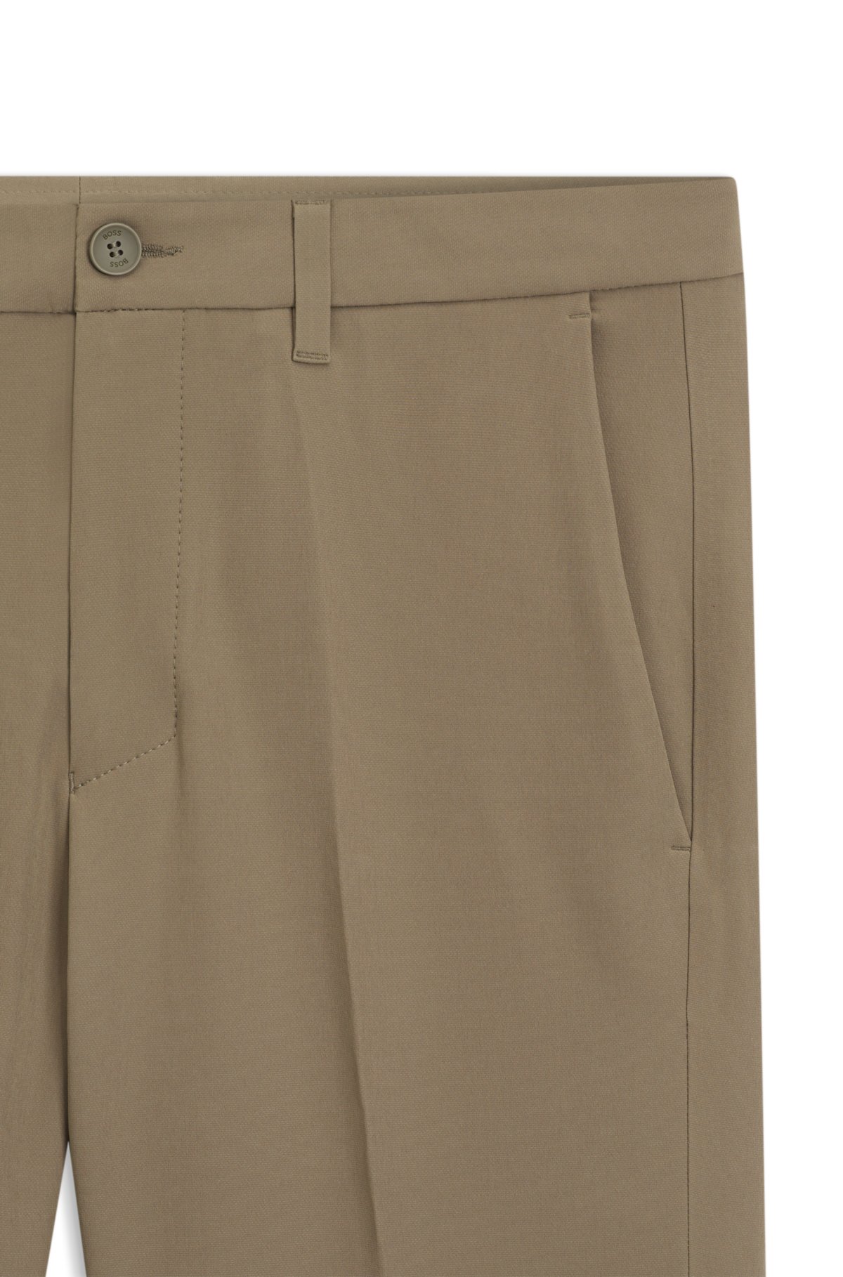 Slim-fit pants in water-repellent stretch fabric
